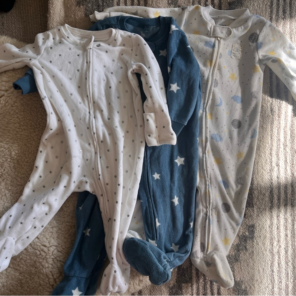 Cozy Starry Night Kids One Piece Set